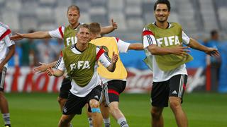 Alemania entrenó para vencer por primera vez a Brasil