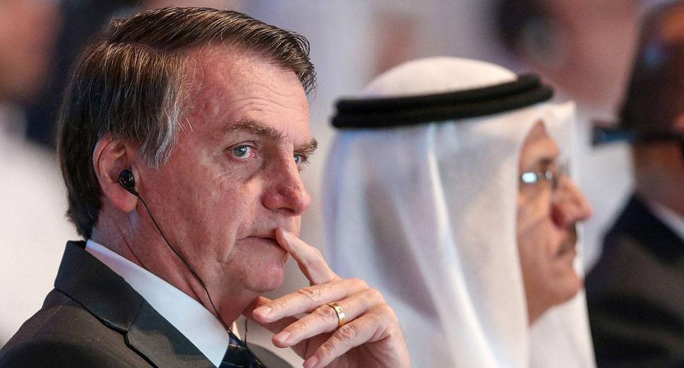 El presidente brasileño, Jair Bolsonaro, habló de la elección de Alberto Fernández en Argentina desde Emiratos Árabes Unidos. (Foto: AFP)