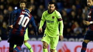 Barcelona ganó 5-0 a Levante con goles de Messi, Suárez y Piqué por la fecha 16° de la Liga española | VIDEO