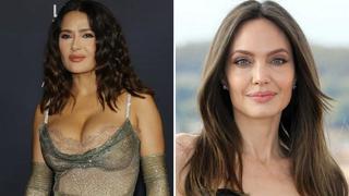 Salma Hayek y Angelina Jolie se dejan ver en una cena con sus hijos