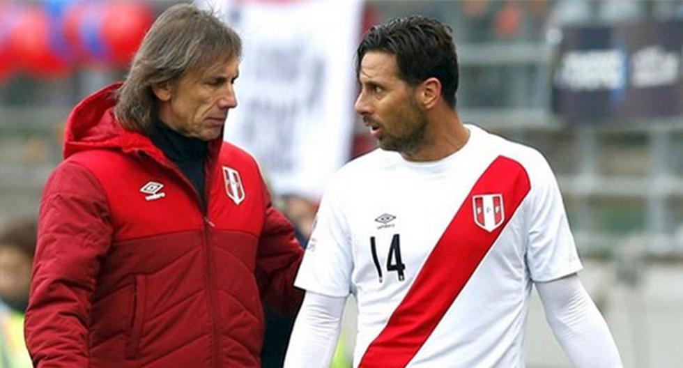 Claudio Pizarro se mostró de acuerdo con la continuidad de Ricardo Gareca en la Selección Peruana. (Foto: EFE)