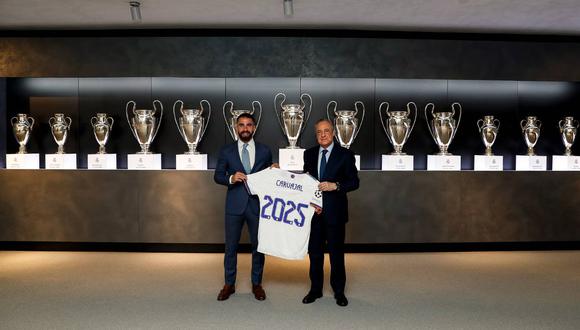 Dani Carvajal será jugador del Real Madrid hasta el 2025. (Foto: Real Madrid)