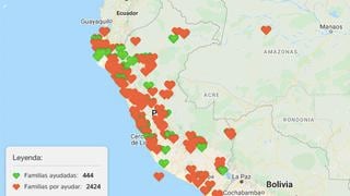 Los peruanos que crearon un mapa interactivo de solidaridad para ayudar a otros durante la pandemia