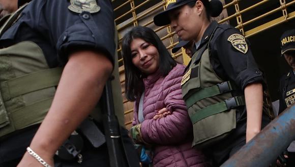 Exprimera ministra Betssy Chávez está recluida en el penal anexo Mujeres de Chorrillos. (Foto: El Comercio)
