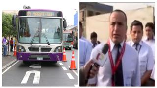 Corredor Morado: conductores de consorcio protestan por falta de pago | VIDEO