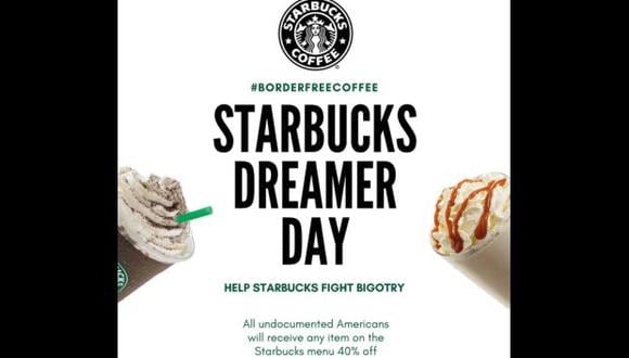 Starbucks negó ser partícipe de esta campaña. (Foto: Twitter)