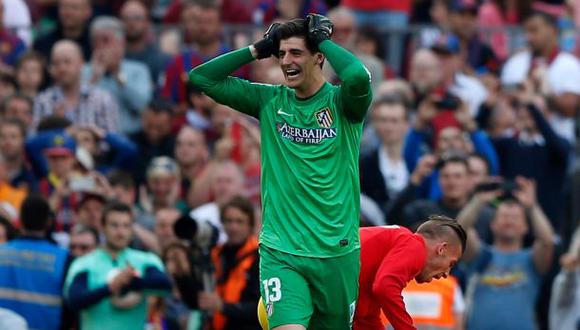 Courtois: "Hemos entrado todos en la historia del Atlético"