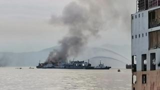 Filipinas: al menos 85 rescatados y 2 desaparecidos tras incendio de barco