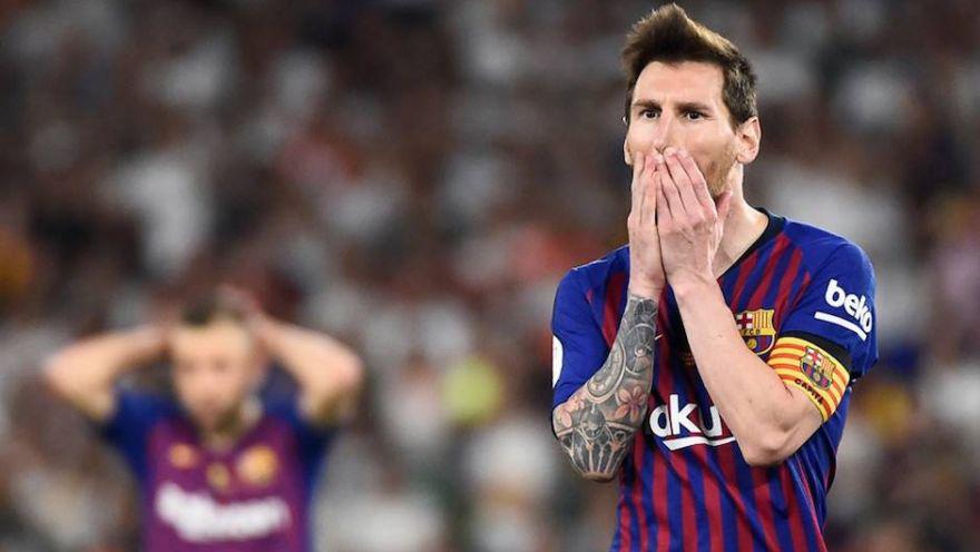 Lionel Messi anotó un gol, pero no pudo evitar la caída el Barcelona en la final de la Copa del Rey. (Foto: AP)