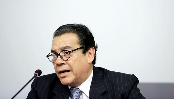El ministro de Justicia, Enrique Mendoza, defendió el indulto humanitario que PPK concedió al ex presidente Alberto Fujimori. (Foto: PCM)