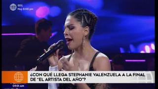 Stephanie Valenzuela preparada para coronarse en "El artista del año"