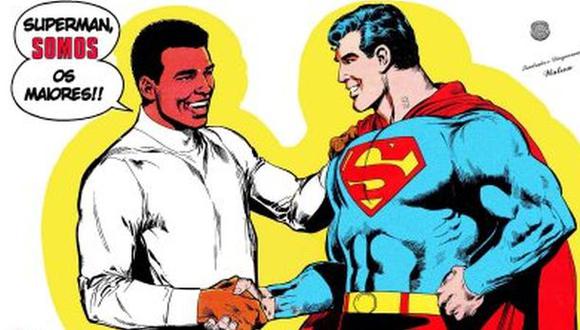 Muhammad Ali: el cómic en que ex boxeador se fajó con Superman