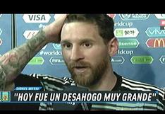 Lionel Messi aseguró que "Dios está con la Argentina"