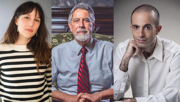 Victoria Mas, Francisco Sagasti y Yuval Noah Harari fueron algunos de los invitados al Hay Festival Digital Arequipa 2021. (Foto: Composición con fotos de Hay Festival y El Comercio)