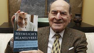 Falleció a los 96 años el creador de la maniobra de Heimlich