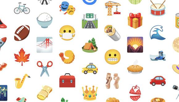 Los emojis que llegarán a Android 12. (Imagen: Google)