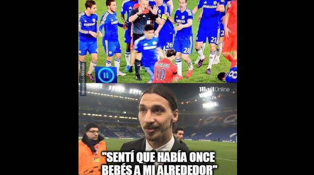 Zlatan Ibrahimovic y los memes por llamar "bebés" al Chelsea - 1
