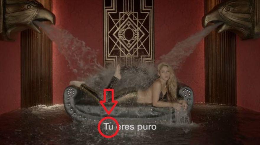 Shakira fue criticada por video con errores ortográficos - 4