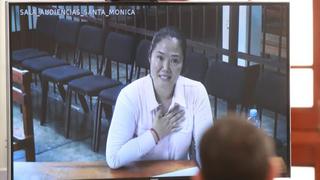 Keiko Fujimori: se realizó audiencia de apelación a prisión preventiva