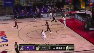 Lakers vs. Heat: LeBron James y la gran volcada en el inicio del sexto juego de las Finales de la NBA