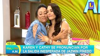 Cathy Sáenz consoló a Karen Schwarz tras salida de Jazmín Pinedo: “No te voy a abandonar” | VIDEO 