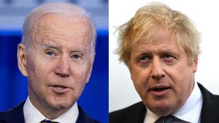 Johnson y Biden anticipan una “crisis prolongada” para Rusia si ataca Ucrania