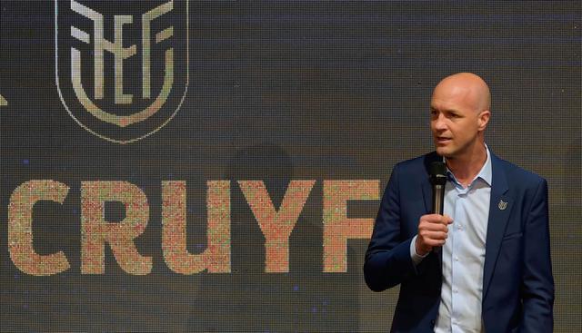 Jordi Cruyff | Holandés | Entrenador de Ecuador desde enero del 2020. (Foto: AFP)