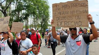 Quinta caravana migrante avanza seis horas y es disuelta en sureste de México