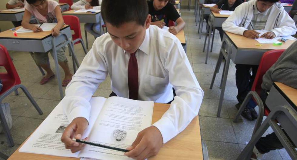 De acuerdo con los datos del estudio, los estudiantes de Perú y Colombia registran mejoras en lectura, matemáticas y ciencias entre el año 2000 y 2018. (Archivo / Andina)
