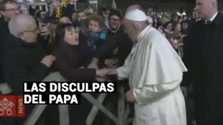 “Muchas veces perdemos la paciencia”: las disculpas del papa Francisco tras incidente con mujer en el Vaticano