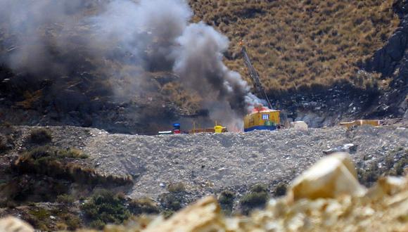 Las actividades de la empresa minera están paralizadas desde el pasado 20 de abril | Foto: Referencial