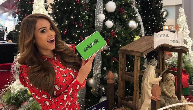 Aunque falta poco más de un mes para el 25 de diciembre, la presentadora mexicana Yanet García ya se puso navideña. (Foto: Instagram)