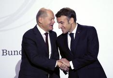 Scholz ratifica ante Macron apoyo a Ucrania “con todos los medios necesarios”