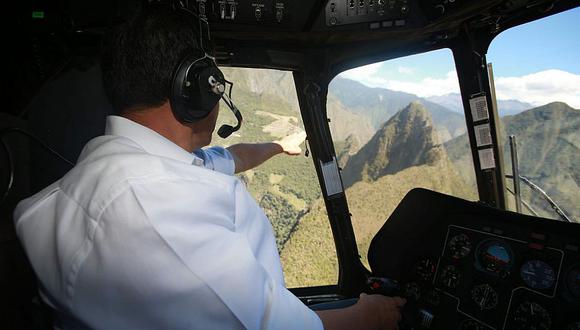 Machu Picchu: niegan que sobrevuelo de Humala haya causado daño