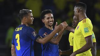 Colombia empató 0-0 con Brasil en Barranquilla y le cortó su racha triunfal en Eliminatorias