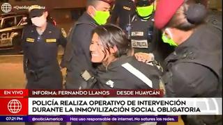 Coronavirus en Perú: Policías interviene infractores en Huaycán durante operativo