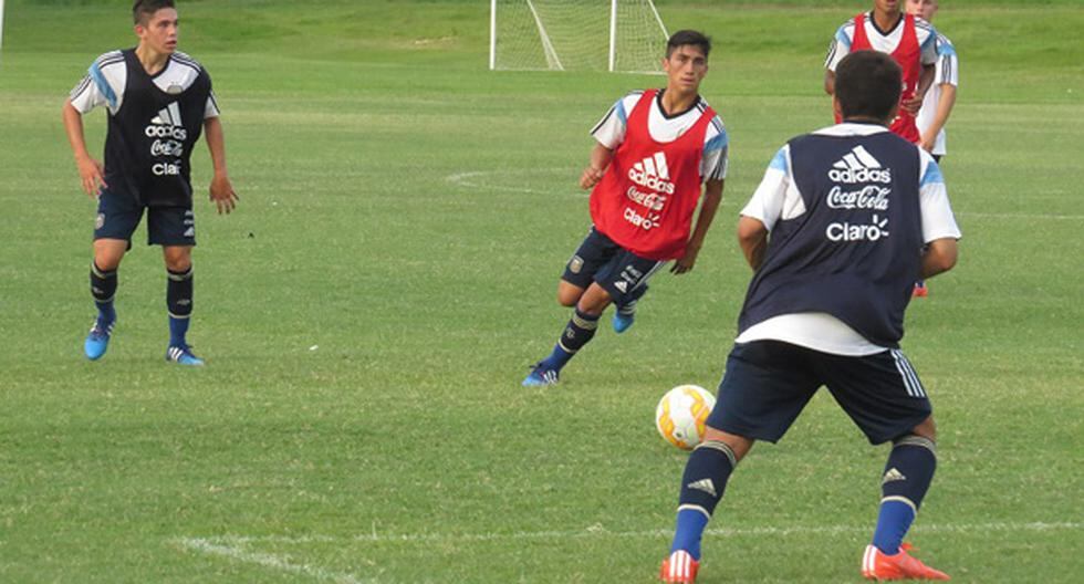 La Selección Argentina ya entrena en Paraguay. (Foto: AFA)
