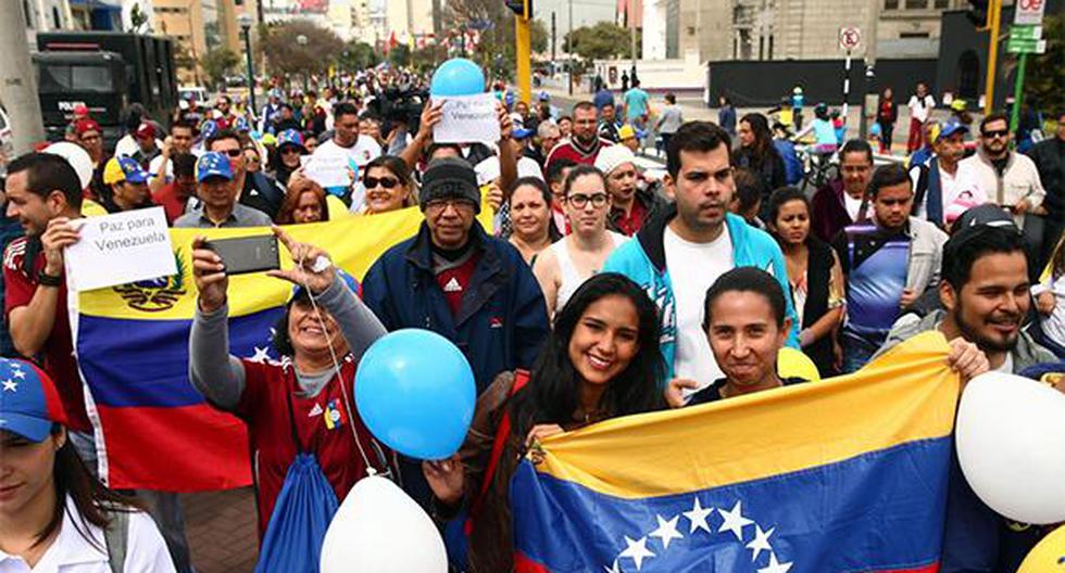 Perú. Más de 21,000 venezolanos regularizaron su situación en 2017. (Foto: Agencia Andina)
