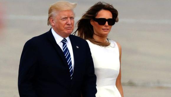 Melania y Donald Trump. (Foto: AP)
