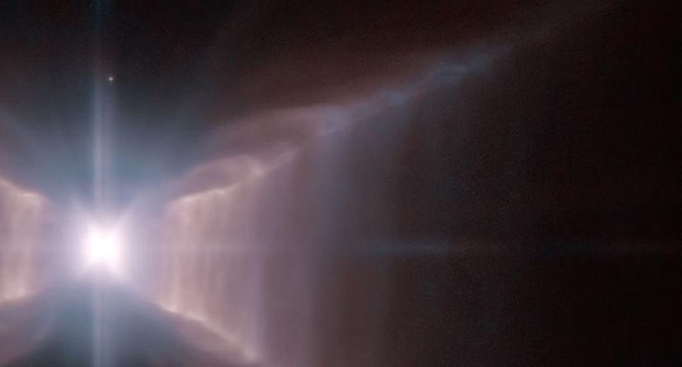 &iquest;Qu&eacute; es esta particular figura en el espacio? (Foto: ESA/Hubble and NASA)