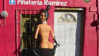 Facebook: el desnudo de Kim Kardashian en piñata (FOTOS)
