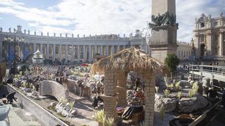  Nacimiento Chopcca Huancavelicano llega a Lima tras exponerse con éxito en el Vaticano