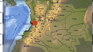 Sismo de magnitud 5,5 sacude varias zonas de Colombia