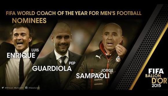 Jorge Sampaoli compite por ser el mejor entrenador 2015