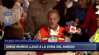 Aniego en San Juan de Lurigancho: alcalde Muñoz pide más presencia policial