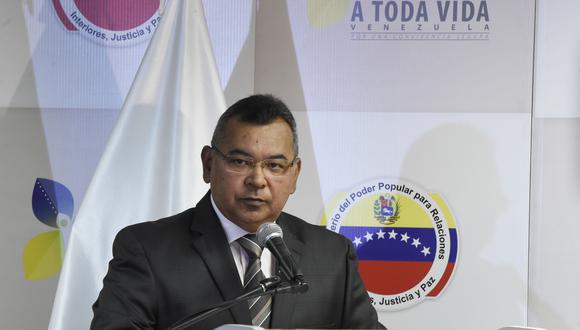 Néstor Reverol | Venezuela anuncia captura de militares retirados que planeaban "asesinatos selectivos". Foto: Archivo de AFP