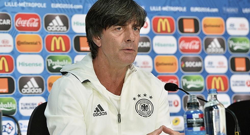 Joachim Low, técnico de la selección de Alemania, hizo una confesión de cara al partido de octavos de final de la Eurocopa 2016 ante Eslovaquia. (Foto: AFP)