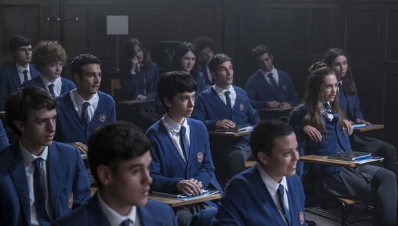 Amaia, Paul, Eric, Adele, Manu, Paz, Julio e Inés son los personajes principales de "El Internado: Las Cumbres" (Foto: Amazon Prime Video)