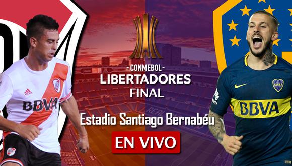 Hoy se juega la Final de la Copa Libertadores 2018 y el River - Boca tendrá lugar en el Estadio Santiago Bernabéu a partir de las 14:30 horas. | Producción