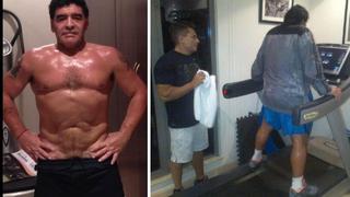 Maradona luce su mejorado físico en una foto en redes sociales